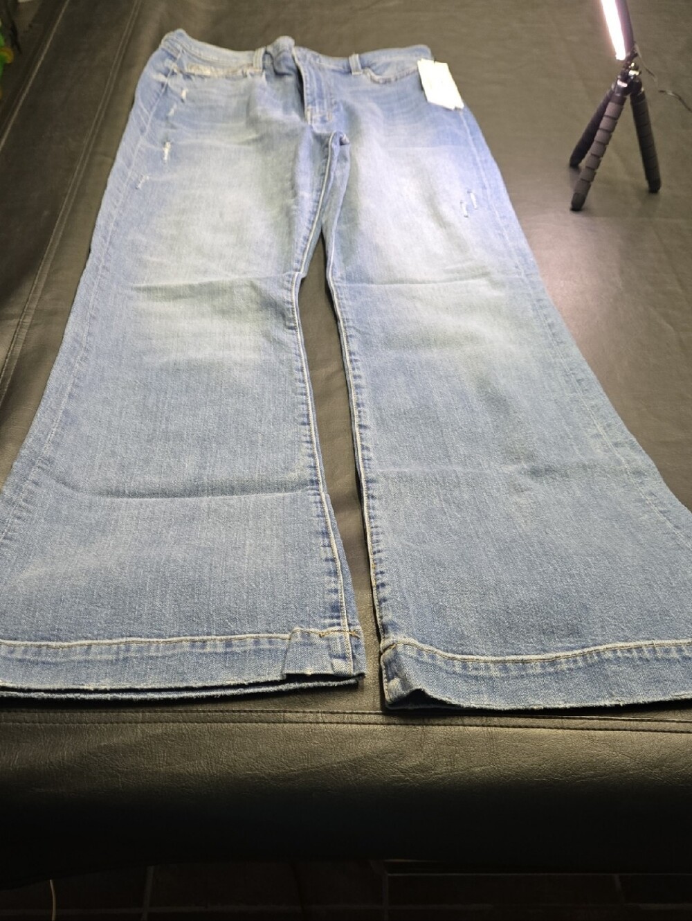7 For All Mankind Light Blue Flared Jeans